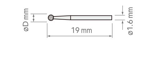 Diamond Burs – Contra-angle