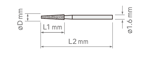 Diamond Burs – Contra-angle